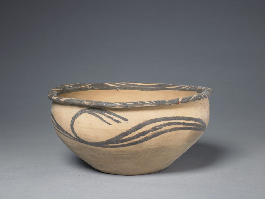 图片[1]-Majiayao Culture Colored Pottery Water Corrugated Pot-China Archive